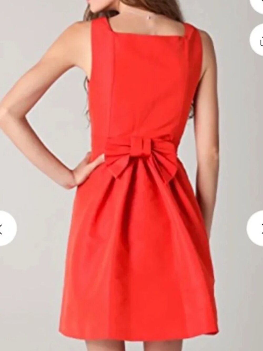 RED Valentino Bow Back Sleeveless Mini Dress Size L/46